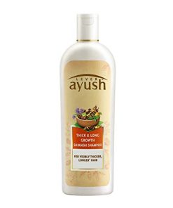 LEVER AYUSH Thick and Long Growth Shikakai Shampoo, 175ml