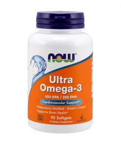 NOW FOODS Ultra Omega 3 Fish Oil (Non GMO  Gluten Free  Dairy Free  Dairy Free  Egg Free  Halal  Keto Friendly  Kosher)   90 Softgels