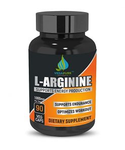 Veda Pure Naturals L Arginine Nitric Oxide Booster Supplement