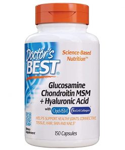 Doctors Best  Glucosamine Chondroitin MSM + Hyaluronic Acid  150 Capsules