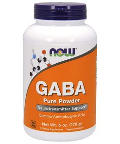 NOW FOODS  GABA  Powder  6 oz (170 g)