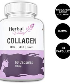 HerbalValley Collagen Supplement for Healthy & Shiny Hair | Strong Nails | Optimal Skin | Joint Care For Women's (Pack of 1)