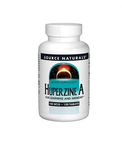 SOURCE NATURALS Huperzine A 200mcg  For Learning and Memory  120 Tablets