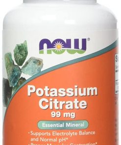 NOW FOODS Potassium Citrate 99 mg 180 Capsules (Pack of 2)