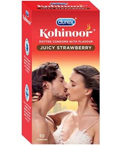 Durex Kohinoor Condom Juicy Strawberry_ 10 condoms