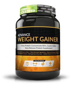 Advance Nutratech Weight Gainer Supplement Powder (4 Lbs, Chocolate Flavoured) for weight gain