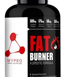 Mypro Sport Nutrition Fat Burner Natural Weight Loss Supplement with Caralluma Fimbriata Garcinia Cambogia Green Tea Coffee Zingiber Officinale Papaya Fruit Extract for Men and Women (60 Veg Tablet) for obesity