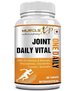 MuscleXP MultiVitamin Joint One Daily Vital with Glucosamine  Chondroitin  Curcumin 95%   60 Tablets