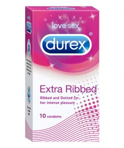 Durex Extra Ribbed Condom_ 10 condoms