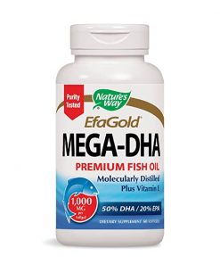 Natures Way Mega DHA  1000mg  60 Softgels