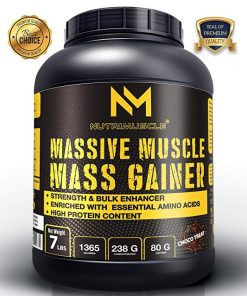 Nutrimuscle MASSIVE Muscle Mass Gainer  7 LBS  Choco Treat Flavour for weight gain