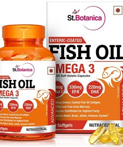 St Botanica Fish Oil Omega 3 Advanced 1000Mg (Double Strength) 650Mg Omega 3   60 Enteric Coated Softgels