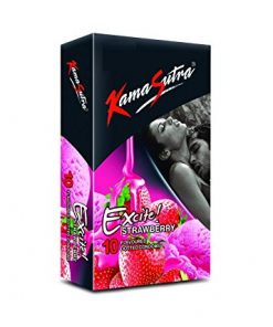 Kamasutra Excite Condom Strawberry_ 10 condoms