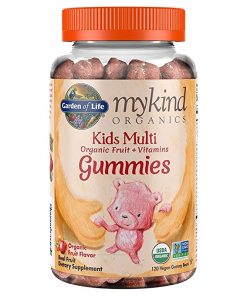 GARDEN OF LIFE Gummy Vitamin for Kids   mykind Organics Gummy Multivitamin for Kids  120 Count Certified Organic Fruit Chews