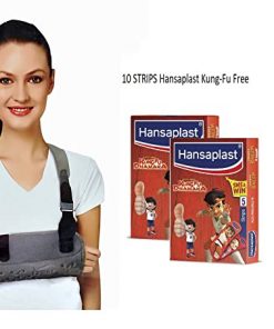 TYNOR Arm Sling Pouch (Urbane) With Hansaplast Kung Fu 10 Strips (Mediu)