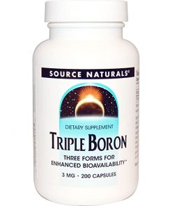 SOURCE NATURALS  Triple Boron  200 Capsules