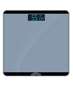Hoffen Digital/LCD Weighing Scale Grey Glass