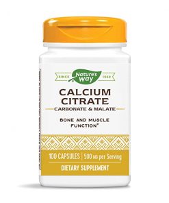 Natures Way Calcium Citrate   500 Mg   100 Capsules