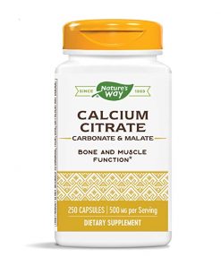 Natures Way Calcium Citrate Complex  250 Capsules
