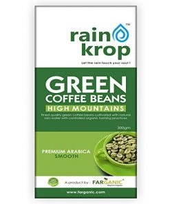 FARGANIC Rainkrop Organic Arabica Green Coffee Beans (300 g) for obesity