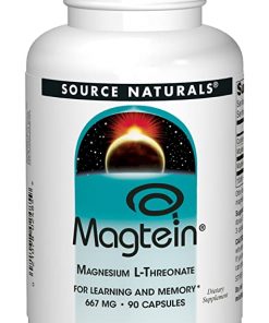 SOURCE NATURALS Magtein Magnesium L Threonate  For Learning and Memory  667 mg (90 capsules)
