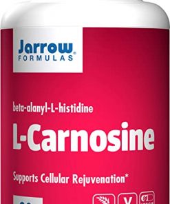 JARROW FORMULAS  L Carnosine  Beta Alanyl L Histidine  1000 mg  90 Capsules