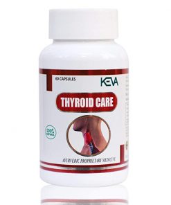 Keva Thyroid Care Capsules  Supports Thyroid Hormone Function, Healthy Metabolism and Increases All Day Energy (60 Capsules) for thyroid