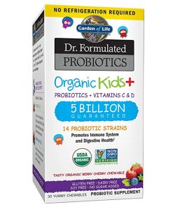 GARDEN OF LIFE Probiotic for Kids   Dr  Formulated Organic Kids+ Supplement  Shelf Stable
