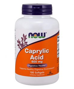 NOW FOODS Caprylic Acid 600 mg 100 Softgels
