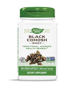 Natures Way  Black Cohosh  Root  540 mg  180 Veg Capsules