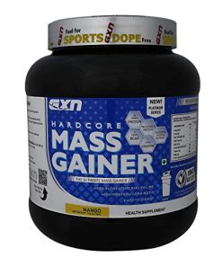 Greenex Nutrition GXN Hardcore Mass Gainer (Mango, 1 Kg) for weight gain