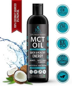 Kayos Naturals MCT Oil From Coconut Unsweetened Keto Diet Sports Supplement  490 ml
