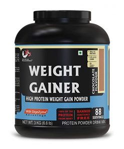 Advance MuscleMass High Protein Weight Gainer Supplement Powder (Chocolate, 3 Kg, 88 Servings) for weight gain