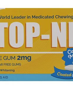 STOP NIC Nicotine Gum 2mg, Cool Mint, Sugar free, Stop Smoking Aid, (Pack of 5x10 Gums) for smoking deaddiction