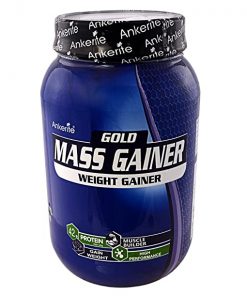 ANKERITE GOLD MASS GAINER EXCELLENT TASTE WITH DELICIOUS CHOCOLATE FLAVOUR 1 KG(LUCKY TO WIN SILVER COIN INSIDE BOX) for weight gain
