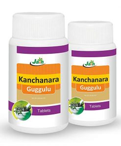 Jain Kanchanara Guggulu  80 Count (Pack of 2) for thyroid