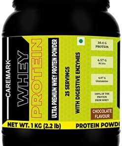 CAREMARK ULTRA PREMIUM WHEY PROTEIN POWDER CHOCOLATE 1 KG/2 2 LB