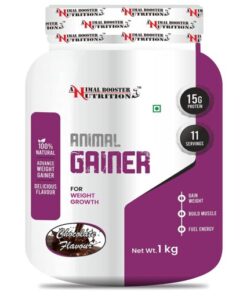 Animal Booster Nutrition Animal Weight Gainer 1Kg, 11 Servings for weight gain