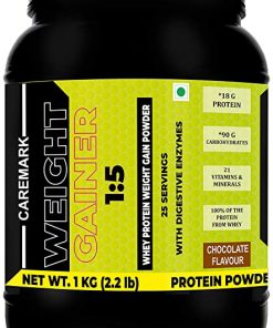 CAREMARK WEIGHT GAINER POWDER (WHEY PROTEIN) CHOCOLATE 1 KG/2.2 LB for weight gain