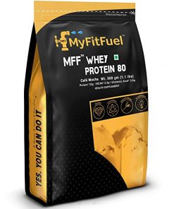 MyFitFuel MFF Whey Protein 80 | 500gm  15 Servings (Café Mocha)