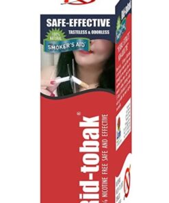 RIDTOBAK Liquid For Quit Stop Smoking and Tobacco Habit Ayurvedic liquid (30ml) for smoking deaddiction