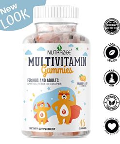 Nutrazee Complete Multivitamin Vegetarian Gummies for Kids  Teenagers  Men  Women  Adults With Essential Vitamins  45 Gummy Bears