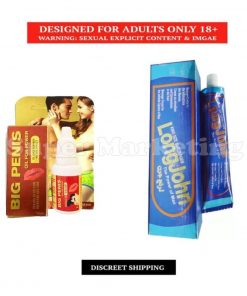 Big Penis Oil For Bigger + Long John Penis Enlargement Creame For Men