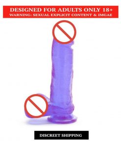 Jelly Studs 8 Inch Non Vibrating Dildo