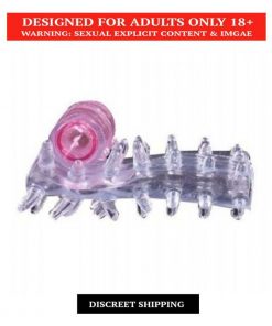 Latex Vibrating Half Dong Sleeve