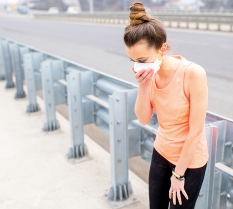 How safe is it to exercise outside when air quality is poor?
