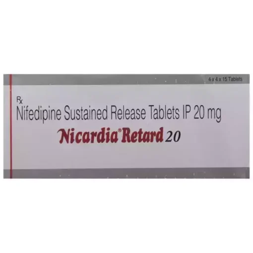 Nicardia Retard 20 SR Tablet