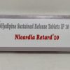 Nicardia Retard 10 SR Tablet