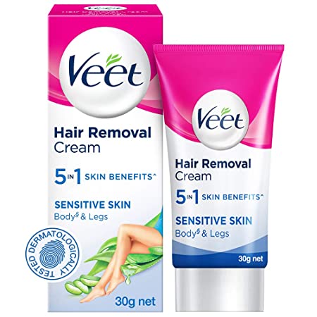 Veet 5 in 1 Hair Removal Cream for Sensitive Skin