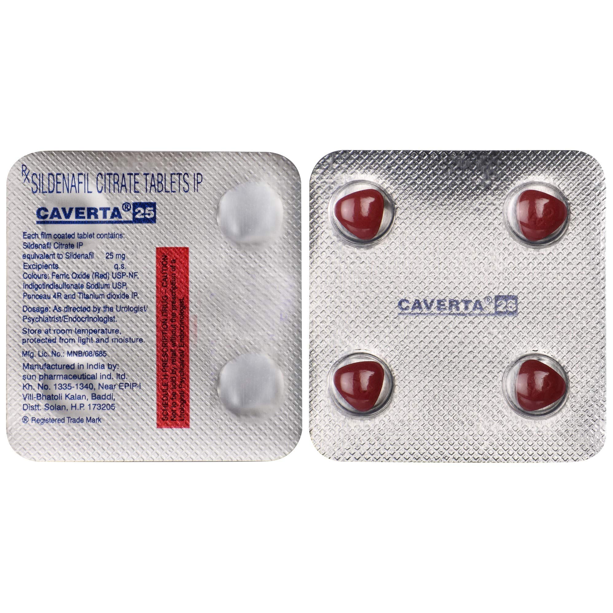 Caverta 25 Tablet Caverta 25 Tablet